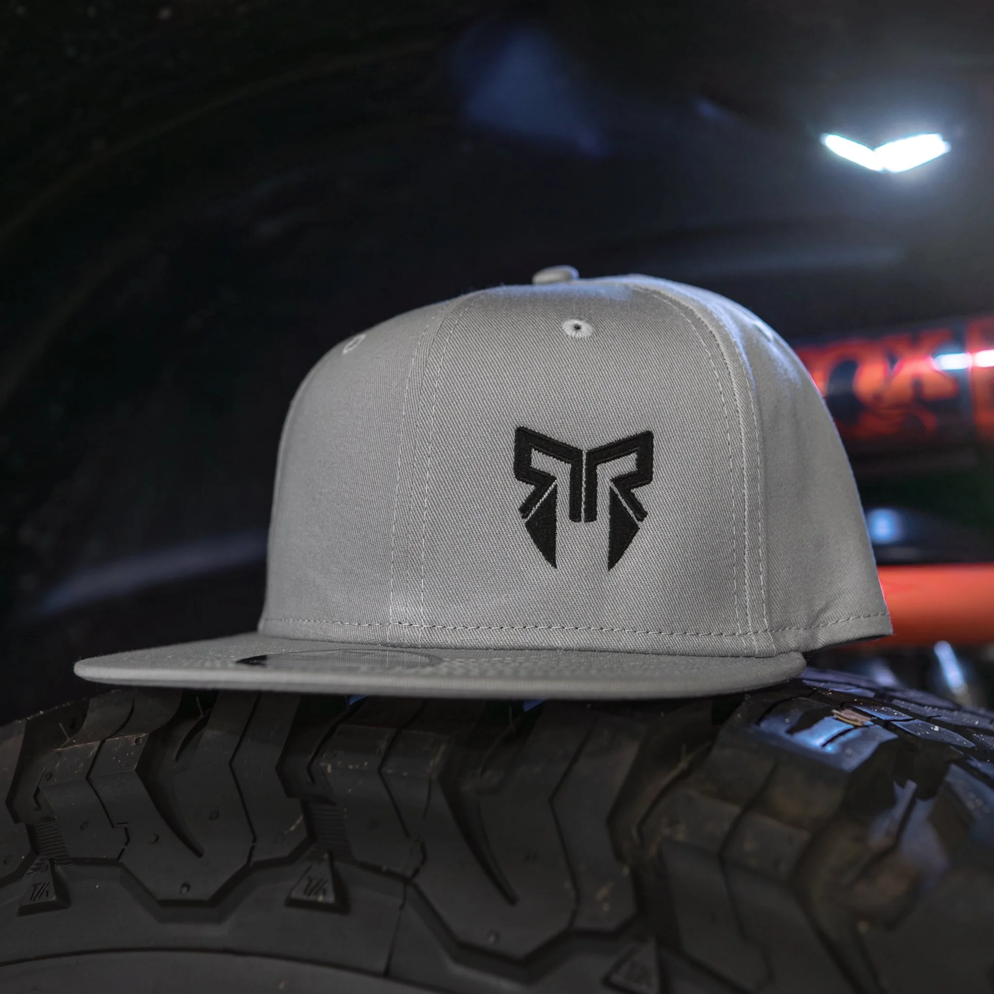 Logo Flat Bill Snap Backs — Rocky Ridge Trucks